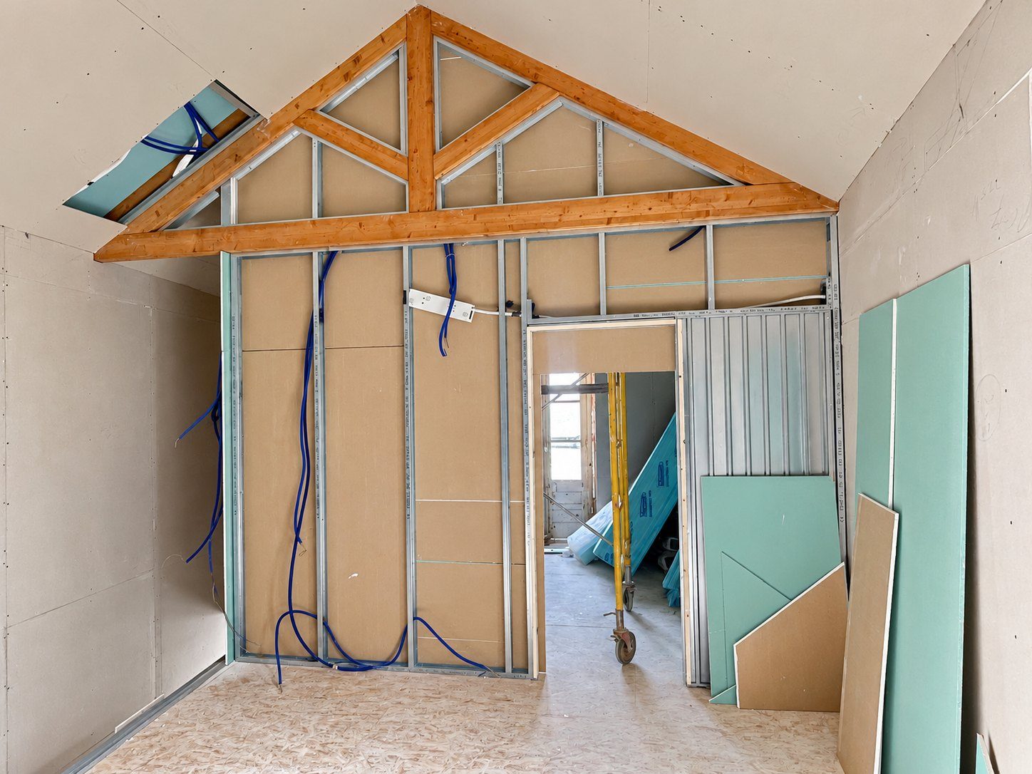 New partitions under the trusses
